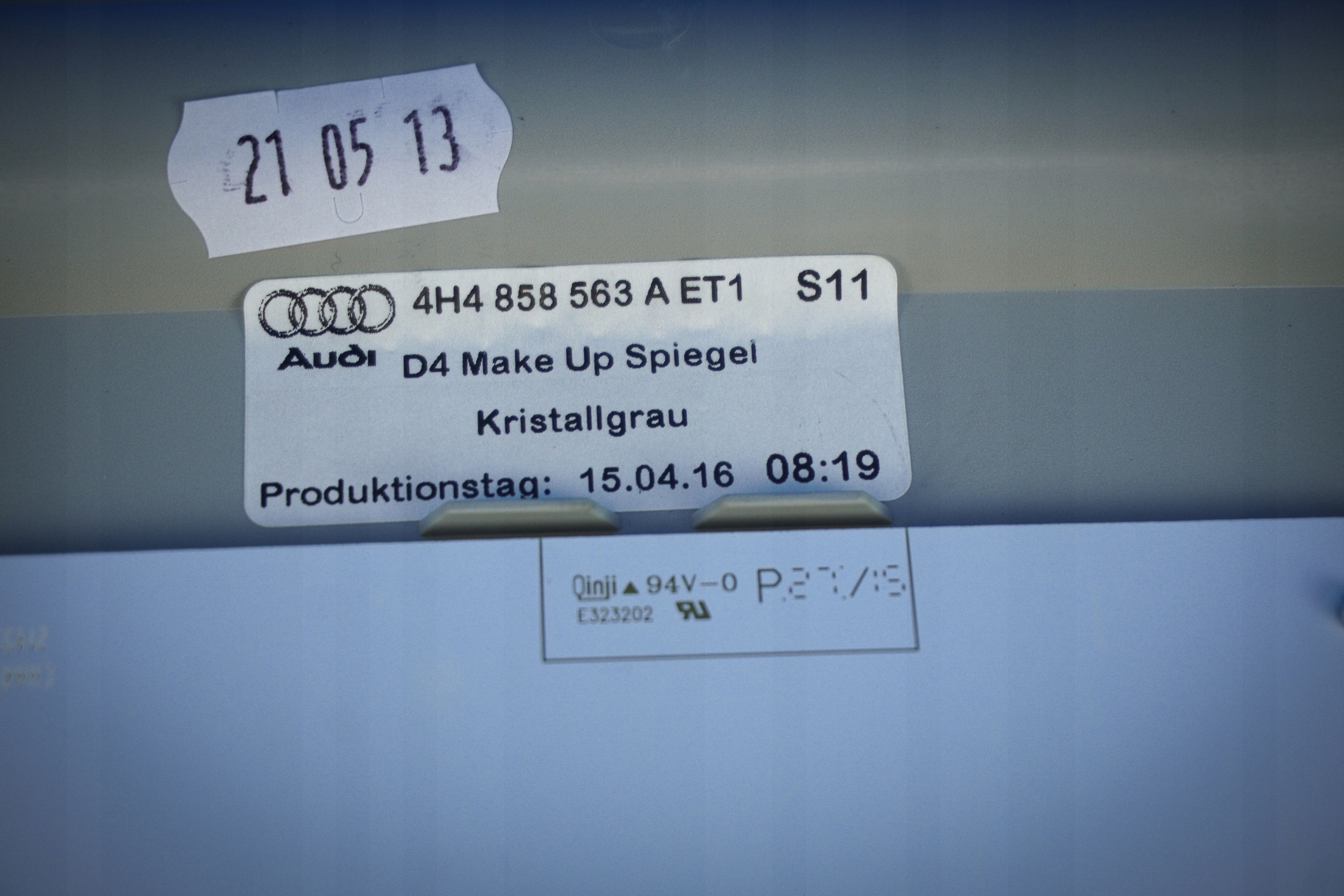 mirror do makijazu Audi A8 4H Long 4H4858563A