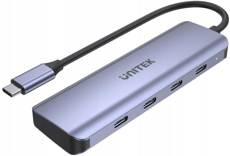 Unitek Hub Usb-c 3.1, 4 x Usb-c, 5 Gbps