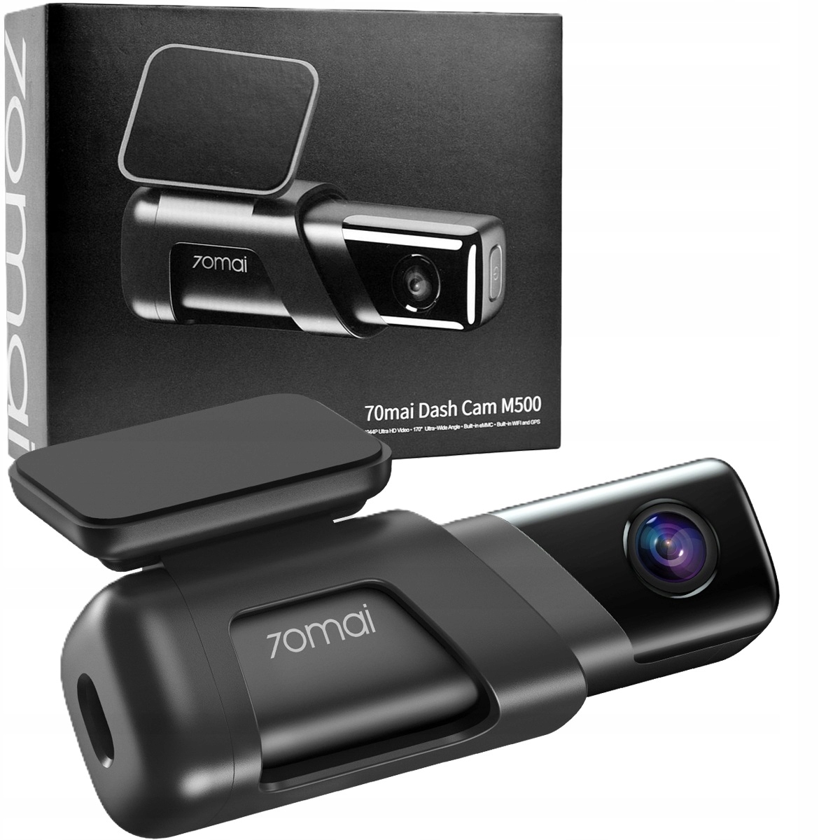 Wideorejestrator 70mai M500 64GB Wi-Fi 500mAh 170° Gps Nagrywanie w pętli