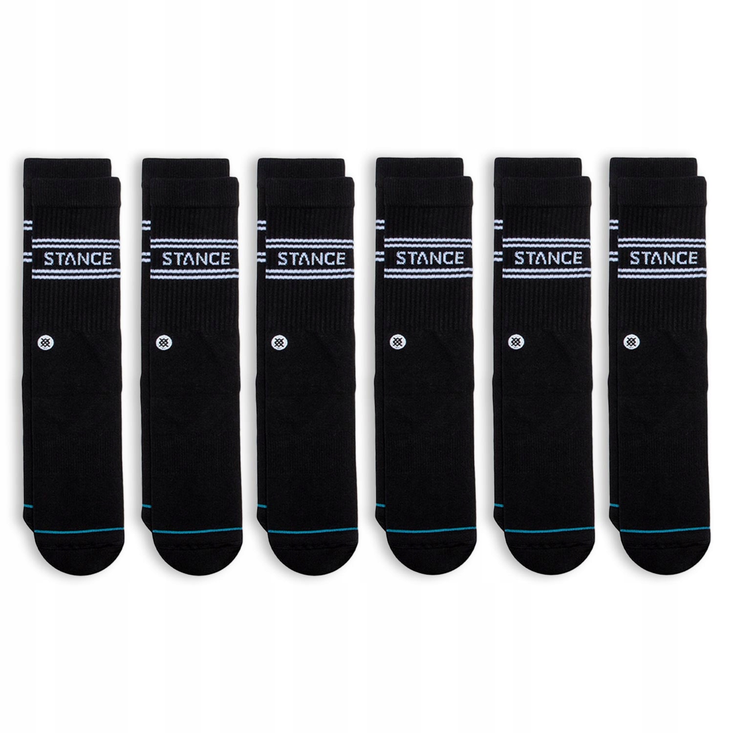 Ponožky Stance Crew Basic (6 párů)