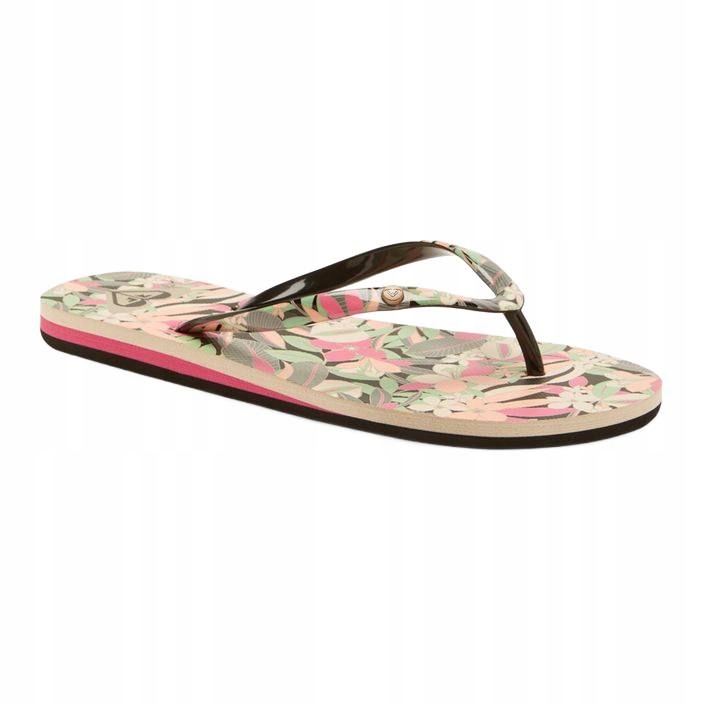Japonki damskie Roxy Portofino III black/pink/soft lime 40 Eu