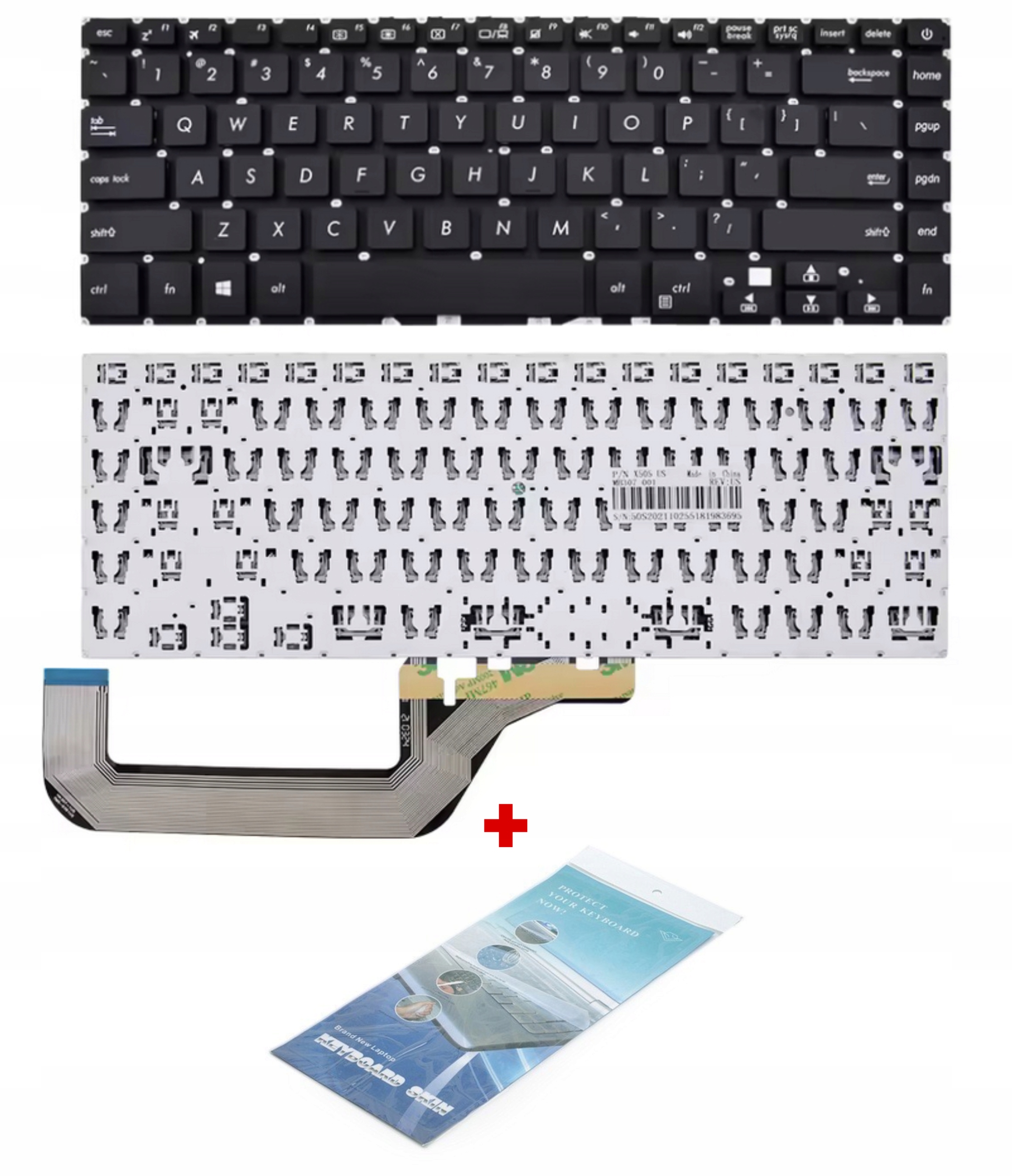 Nová klávesnice pro notebook Asus VivoBook 15 X505BA X505BP 9Z.N8SSQ.201 Pl