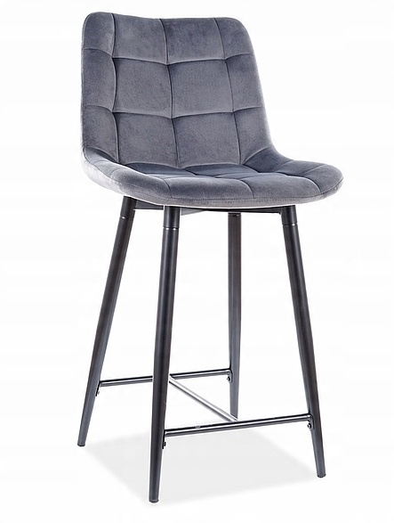 

Półhoker Chic H-2 velvet szary