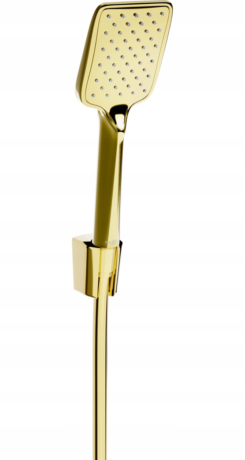 MEXEN ZESTAW PRYSZNICOWY SŁUCHAWKA R-62 WĄŻ ZŁOTY