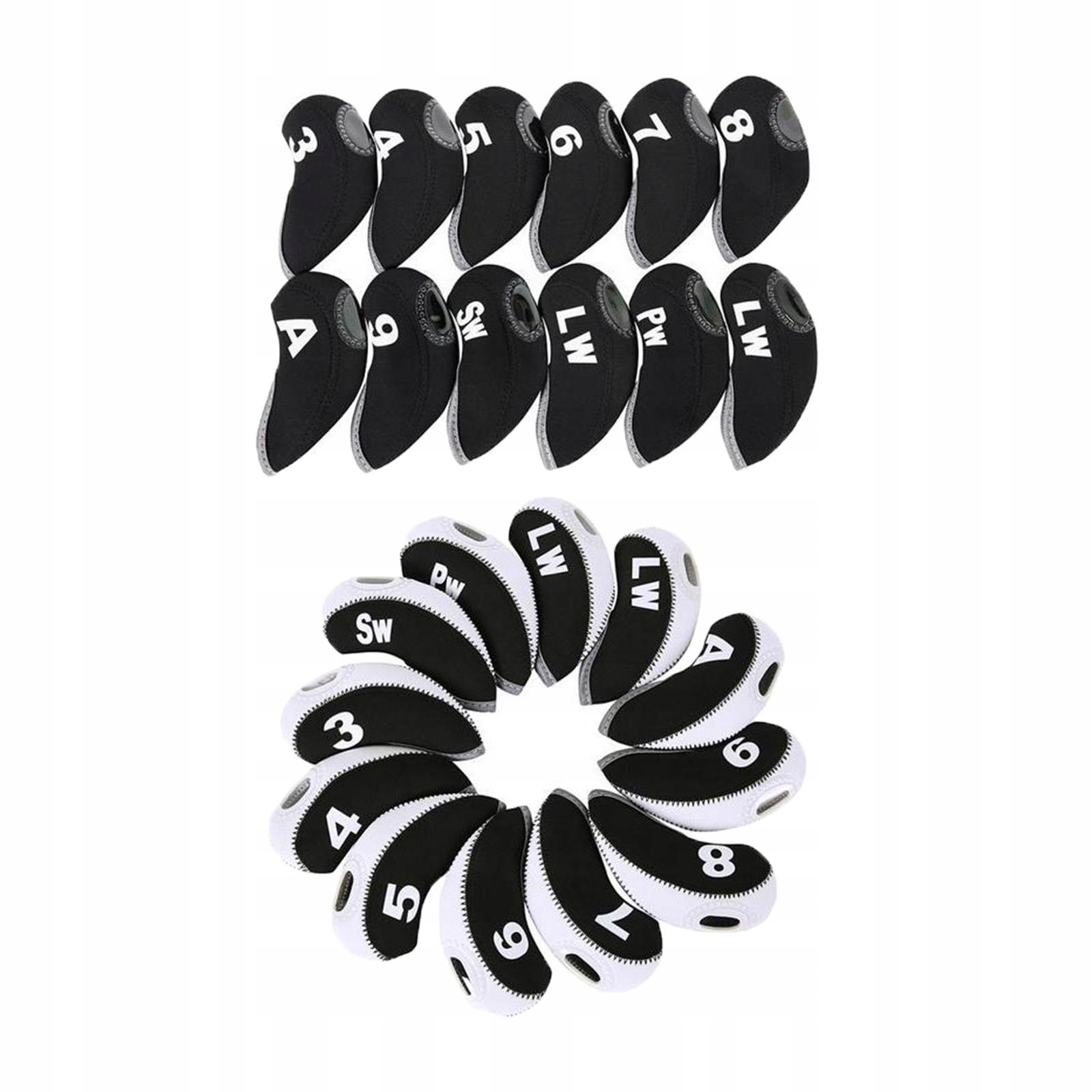 Zestaw 2 nakryć głowy Golf Irons Club Pokrowc