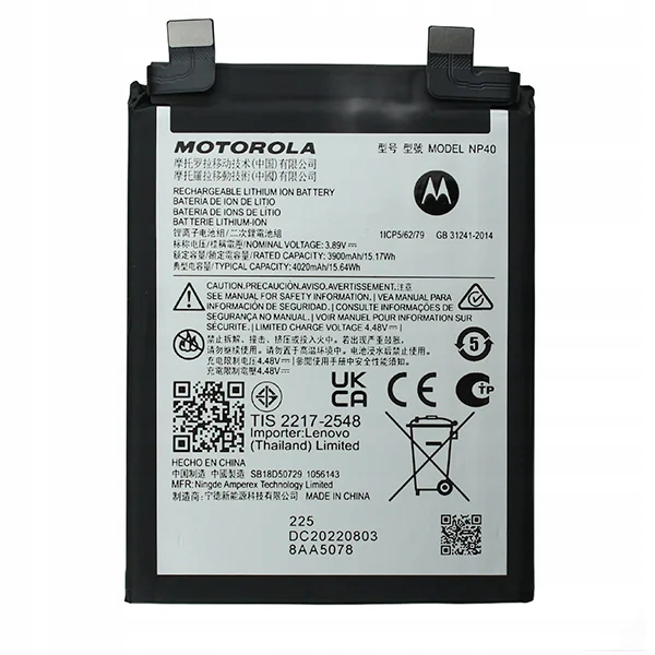 Nowa Oryginalna Bateria NP40 Motorola Edge 30 Neo