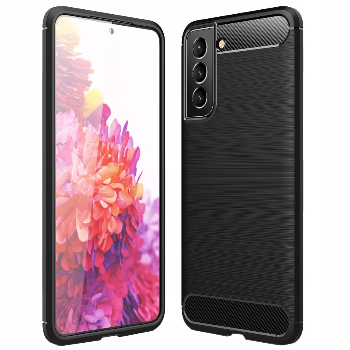 

Etui Czarne Case Armor Carbon do Samsung S21 Fe