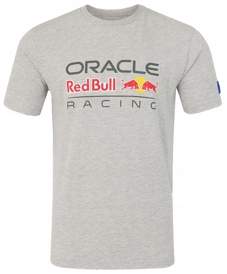Tričko Red Bull Racing F1 Logo šedé vel. S