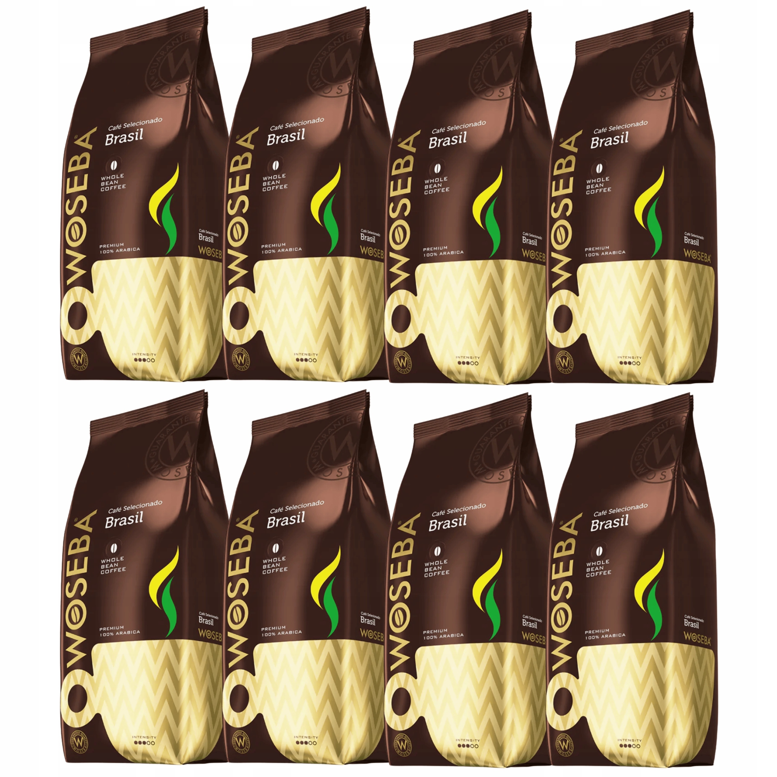 Kawa Ziarnista Woseba Brasil 100% Arabica 8x 1kg