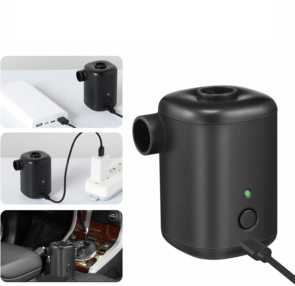 POMPKA ELEKTRYCZNA BEZPRZEWODOWA PRZENOŚNA AIR PUMP SZYBKO DO MATERAC Model Pompa Powietrza