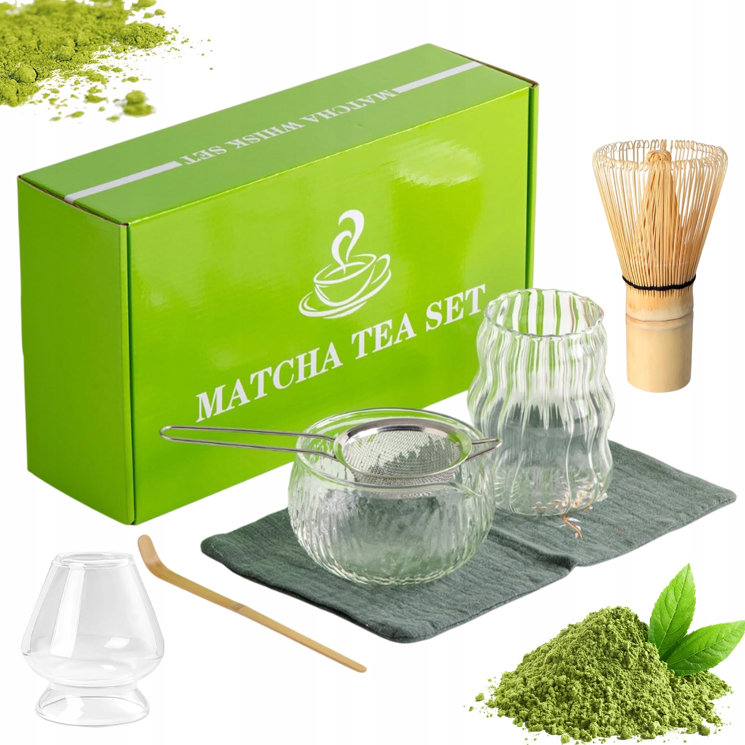 Levně Dárková Sada Na Čaj Matcha 7PCS Vysoká Kvalita