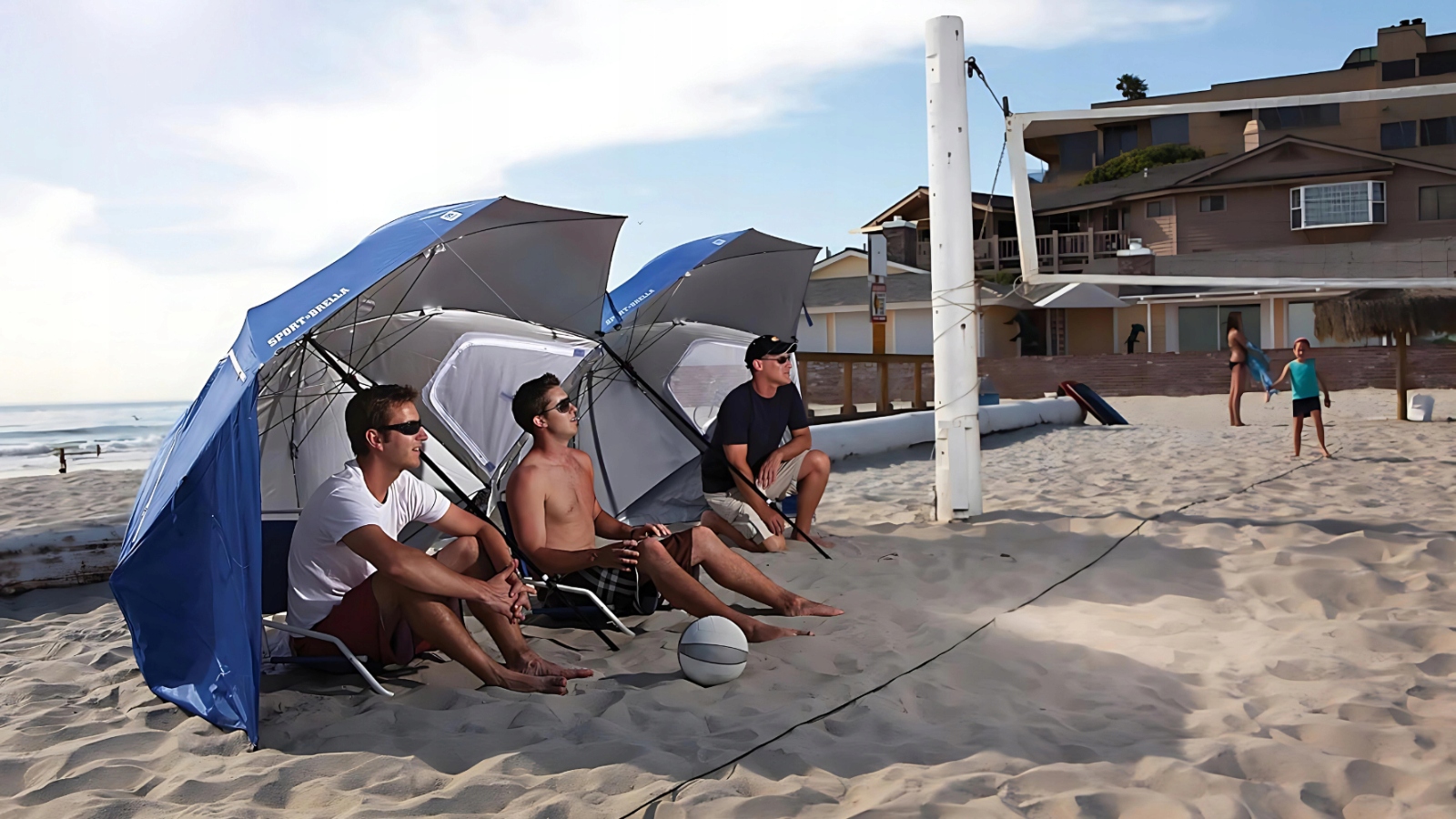 PARASOL PLAŻOWY XXL Z PODŁOGĄ PARAWAN NAMIOT OKNA OGRODOWY DUŻY MOSKITIERY Marka inna marka