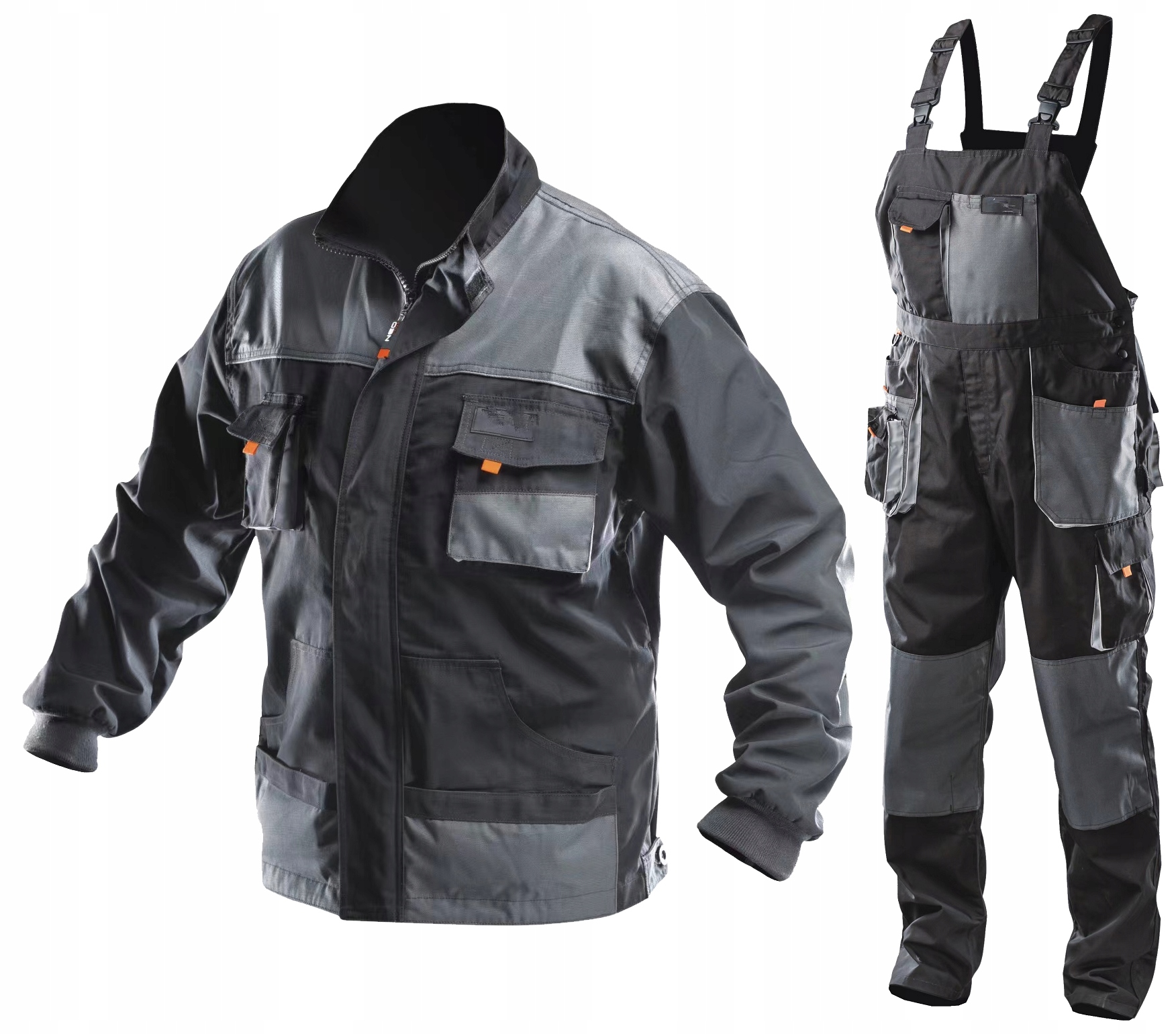 Ubranie Robocze Ochronne Męskie Spodnie Ogrodniczki Bluza Ochronna Bhp r.58
