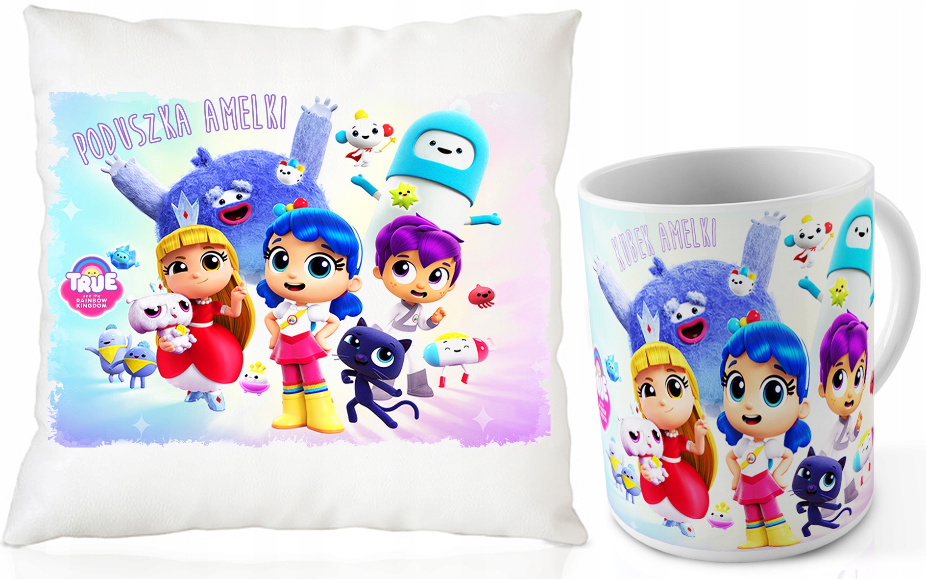 НАБОР КРУЖКА + ПОДУШКА TRU И РАДУЖНОЕ ЦАРСТВО