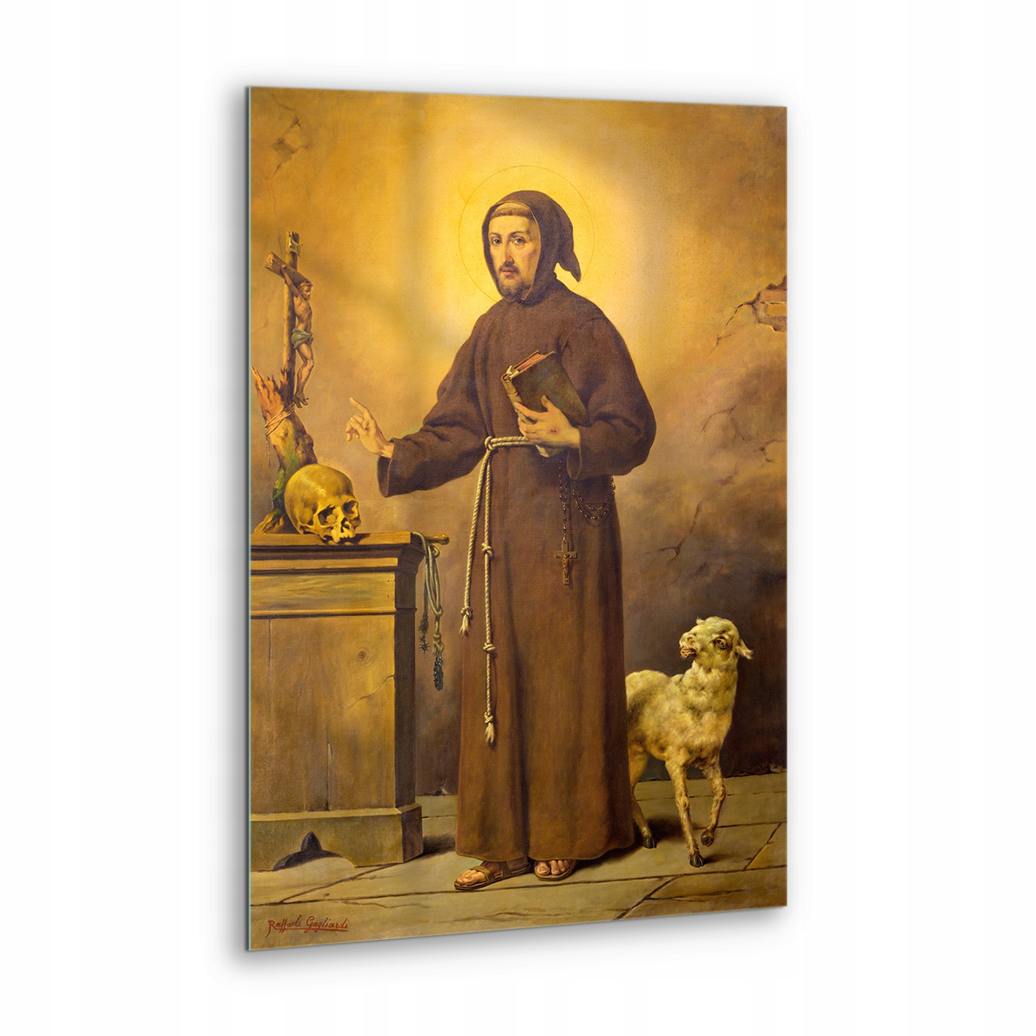 Obraz na skle Svatý František z Assisi