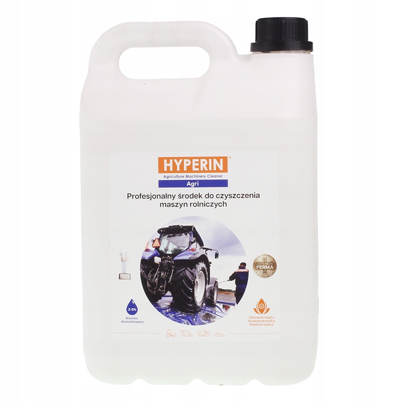 Čistiaci prípravok s leskom hyperin agri 5 kg