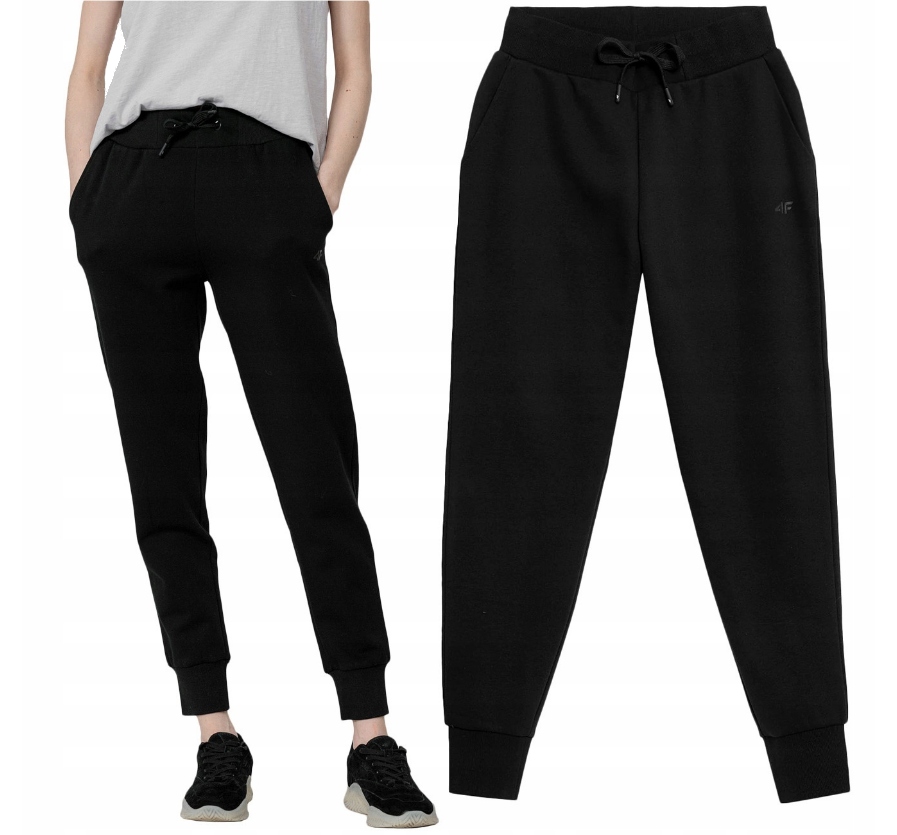 

Spodnie Dresowe Damskie Joggery 4F Czarne Xs