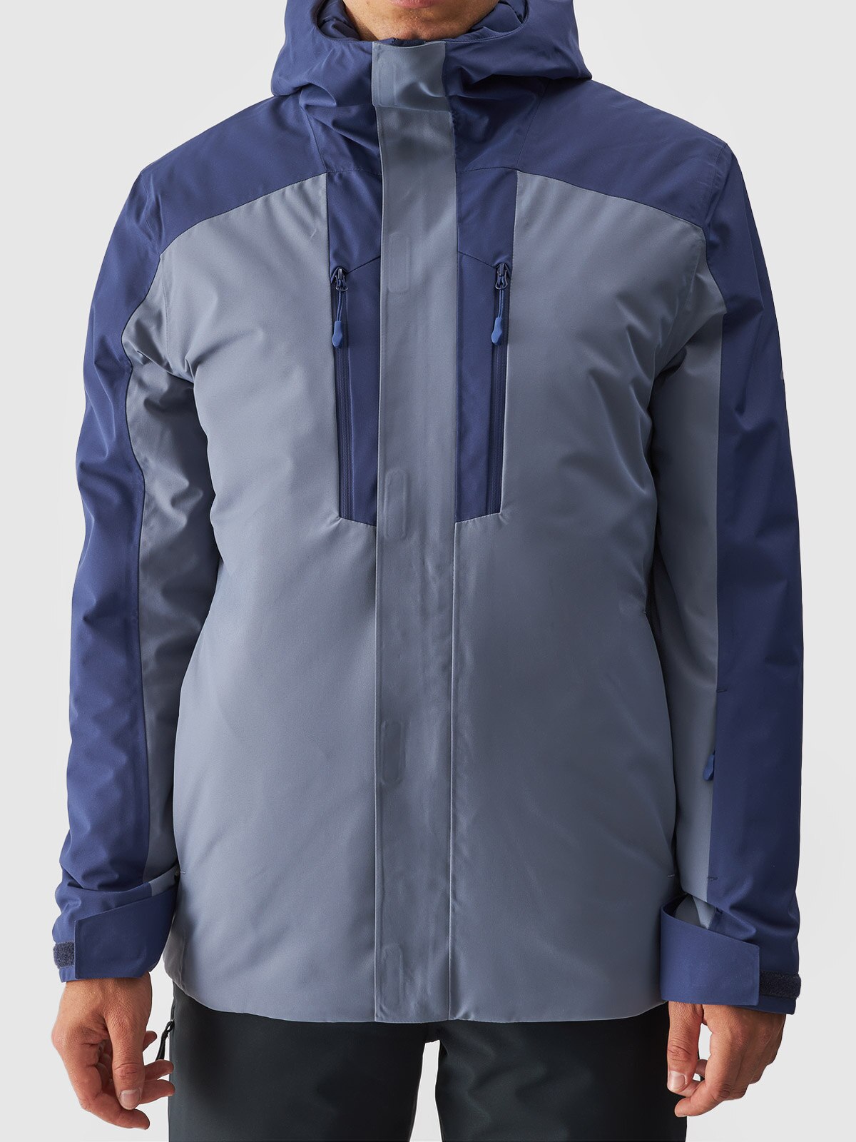 Męska kurtka narciarska membrana 10000 4F 4FWAW24TTJAM575 niebieska M