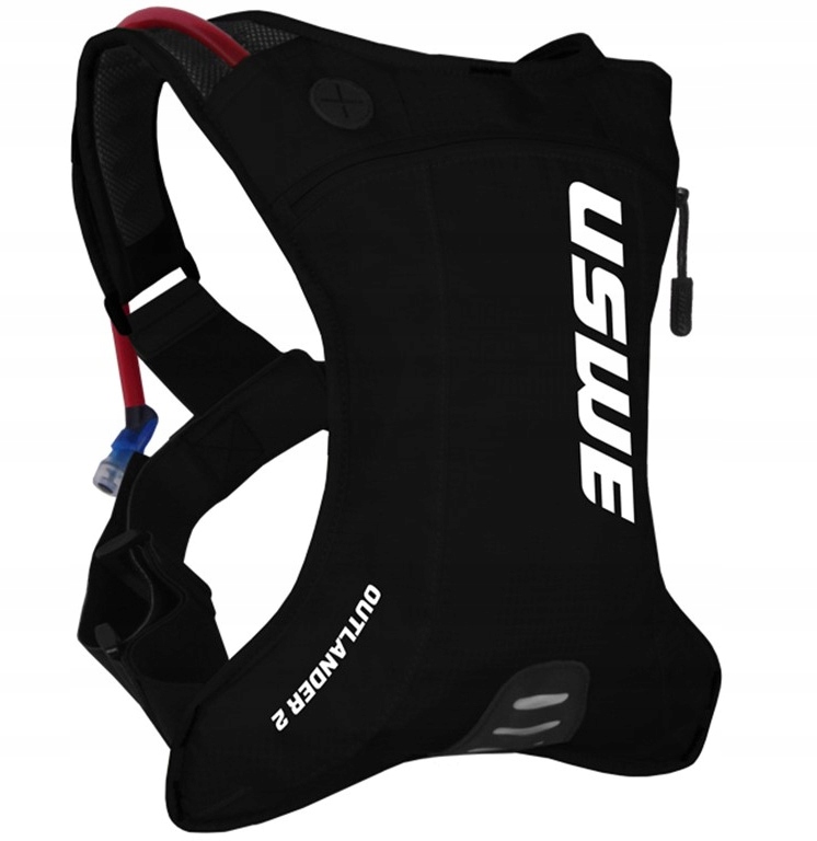 USWE CAMEL BAG OUTLANDER 9 BLACK KOLOR CZARNY POJEMNOŚĆ 3L PŁYN (9L PLECAK) Cechy dodatkowe bukłak elementy odblaskowe regulowany system nośny