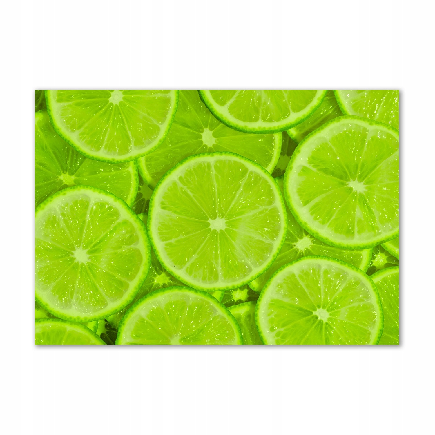 

Fotoobraz na ścianę szkło hartowane Limonki 100x70