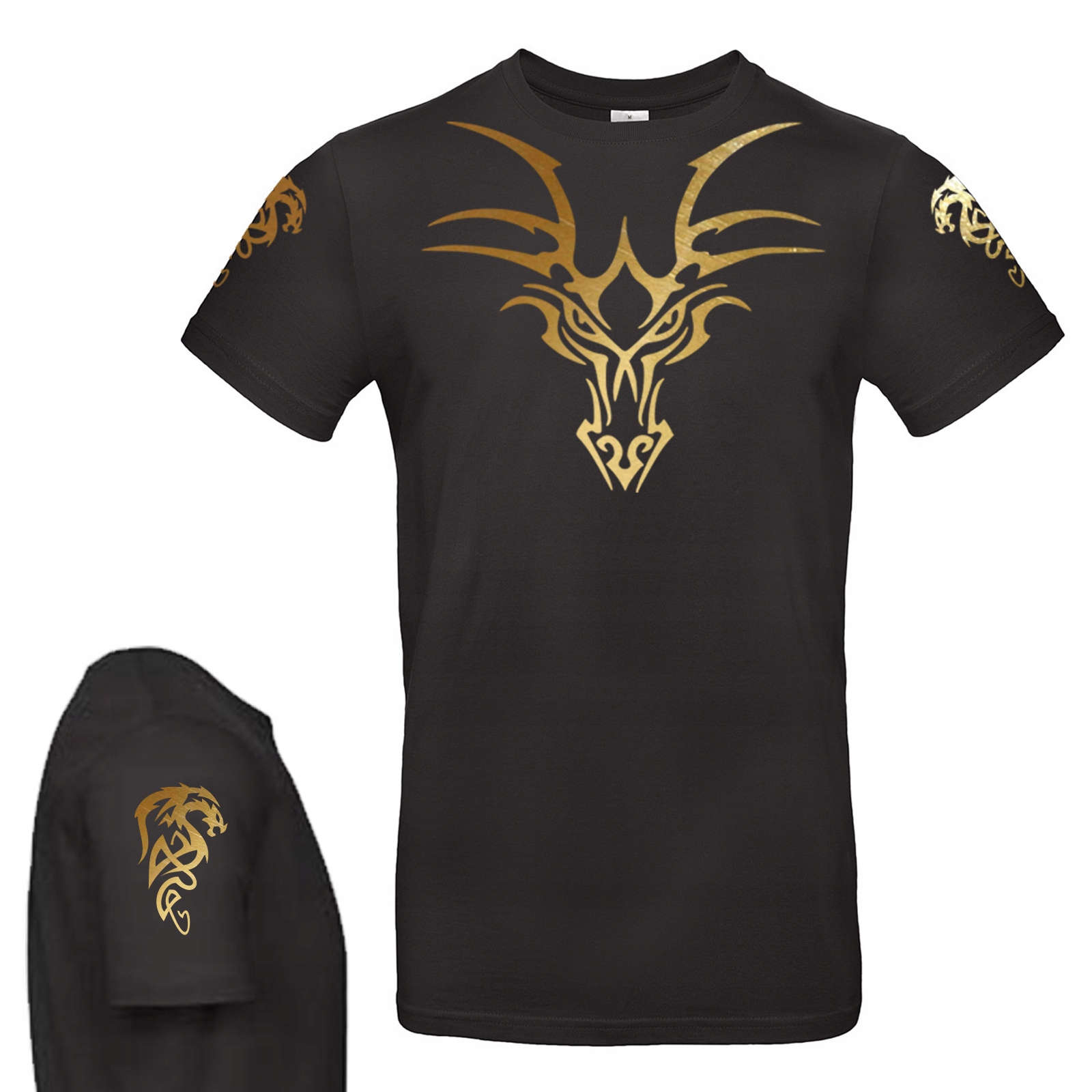 

Smoczy T-Shirt koszulka smok fantasy flex metallic