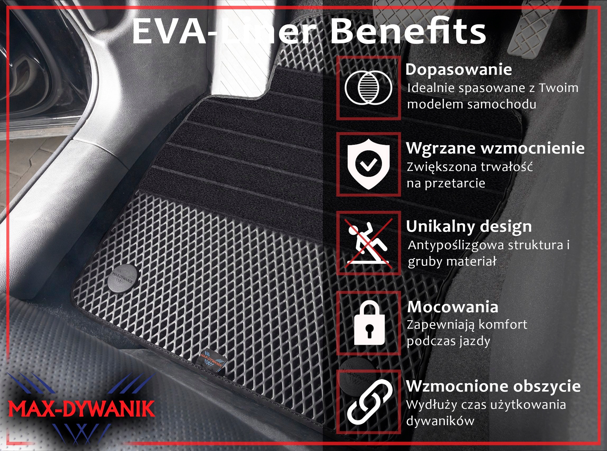 Mitsubishi Colt VI Hatchback 5D 2008-2012 Koberce a batožinový priestor Eva Eternity