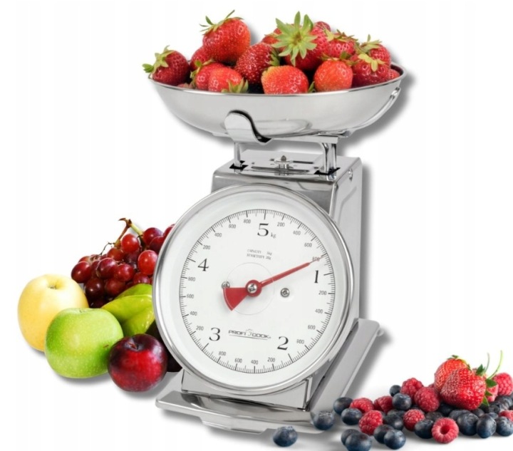 Kuchyňská váha analogová mechanická s mísou retro Profi Cook 1247 5 kg
