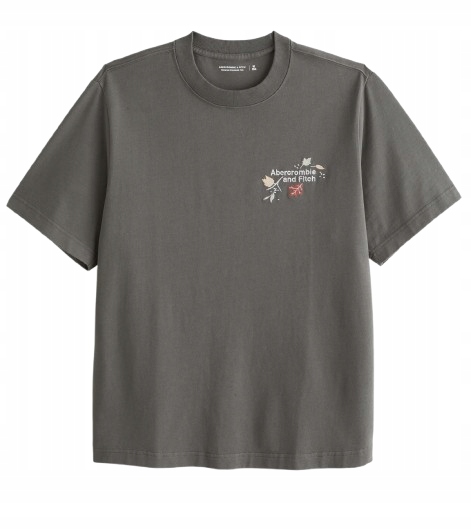 tričko Hollister Abercrombie&Fitch tričko L/XL prémiové hrubé listy