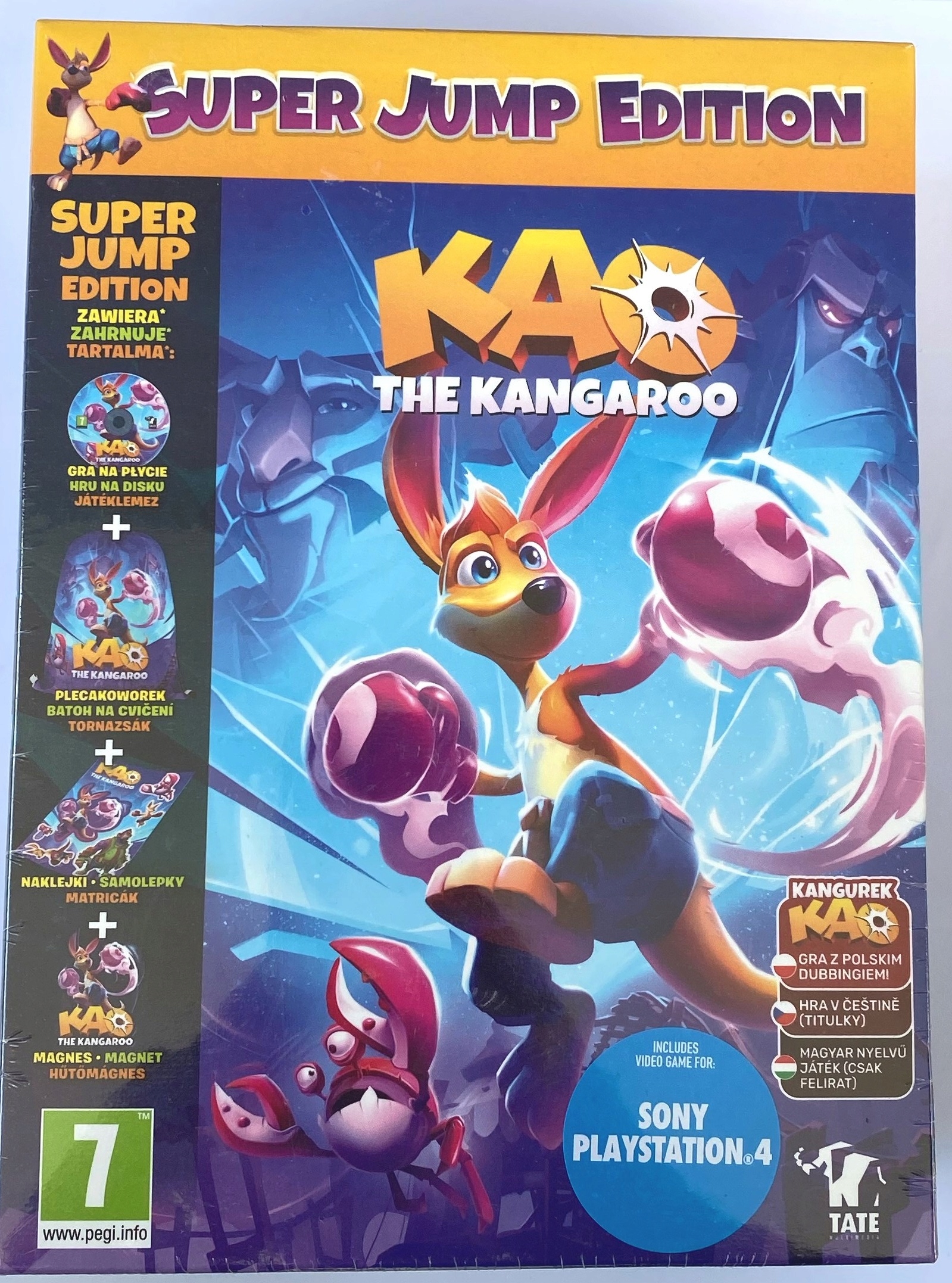 Kangurek Kao: Edycja Superskoczna Pl PS4 Nowa
