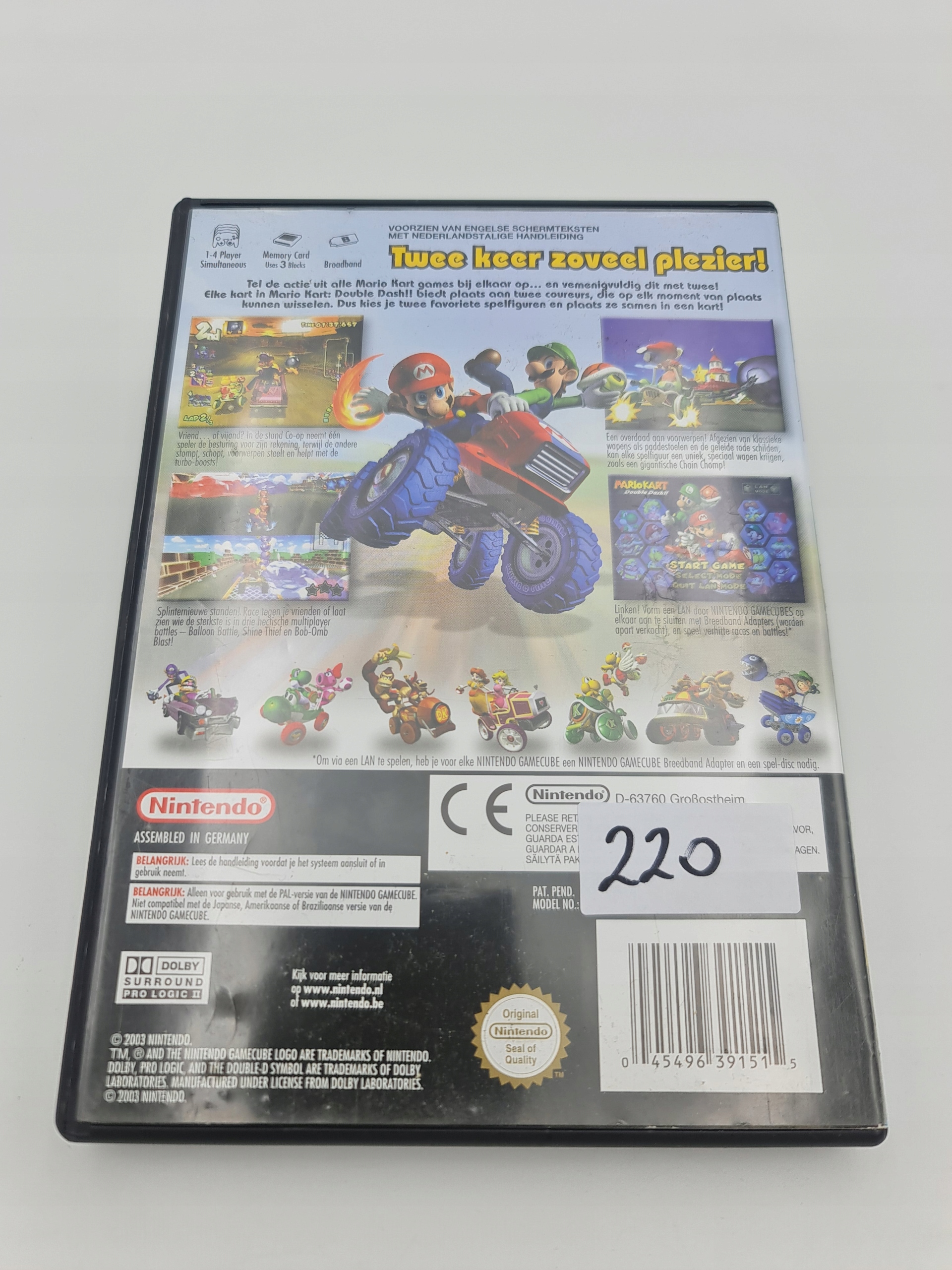 MARIO KART DOUBLE DASH + ZELDA COLLECTOR'S EDITION Platforma Nintendo GameCube