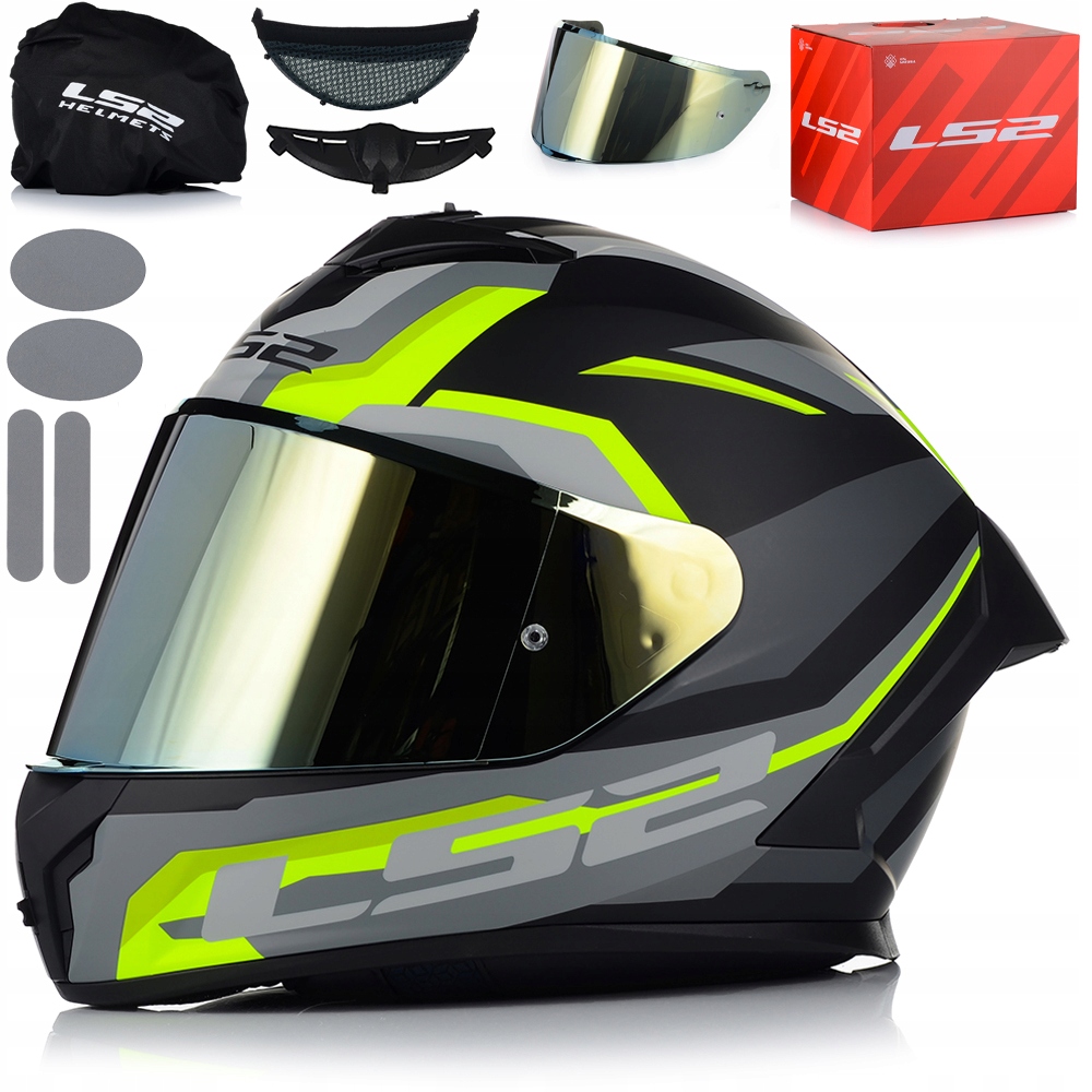 Motocyklová Prilba LS2 FF820 Rapid III System Pinlock Ecer 22.06 2x Sklo