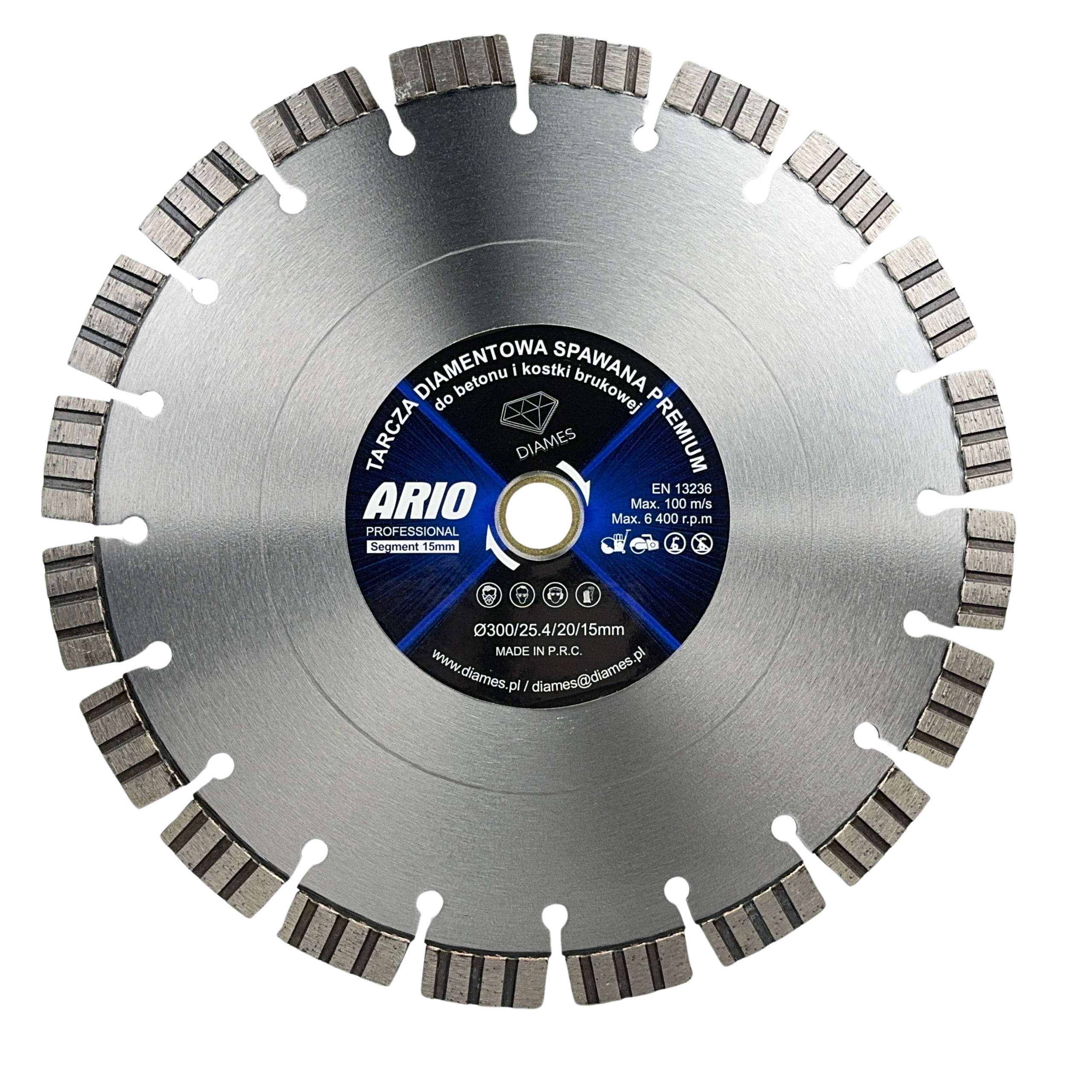 Tarcza Diamentowa Diames Ario 300 Beton Zbrojony Kostka Brukowa Beton Profi