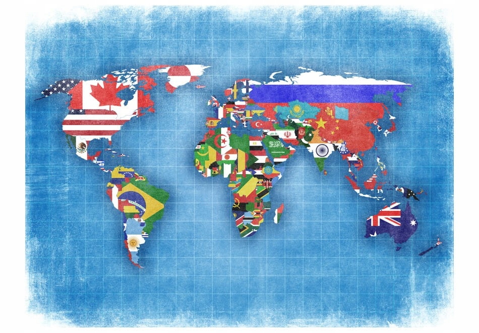 

Fototapeta - Flags of countries - 400X309