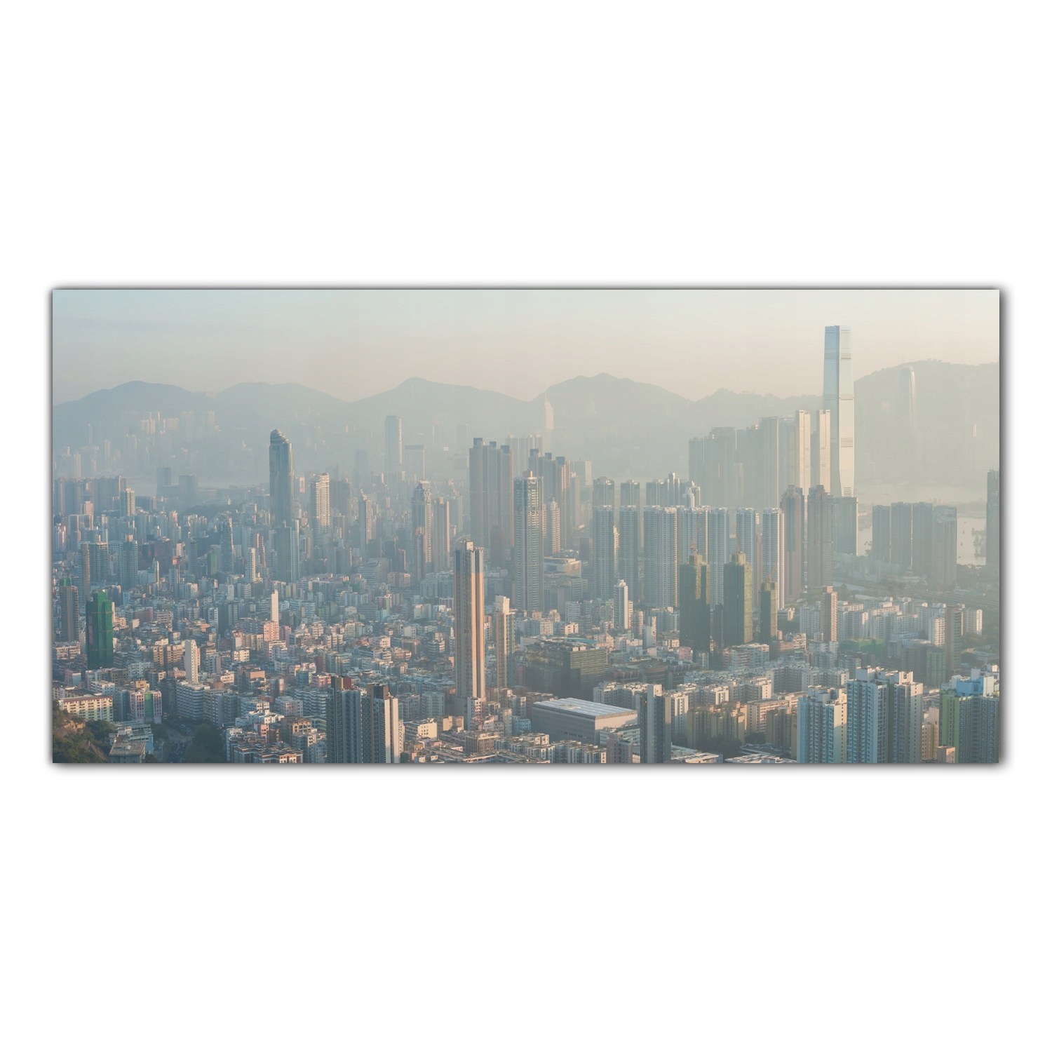 

Hartowany Obraz Szklany Hong Kong Wieżowce 100x50