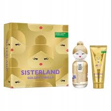 Benetton Sisterland Golden Vanilla 80 ml balsam 75 ml Zestaw Prezentowy