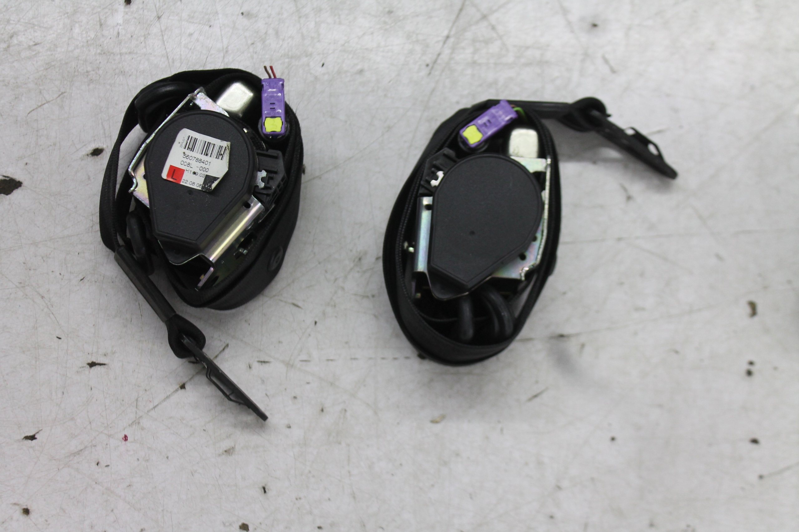console dashboard tension belts airbag AUDI A6 C6 04-08 EURO