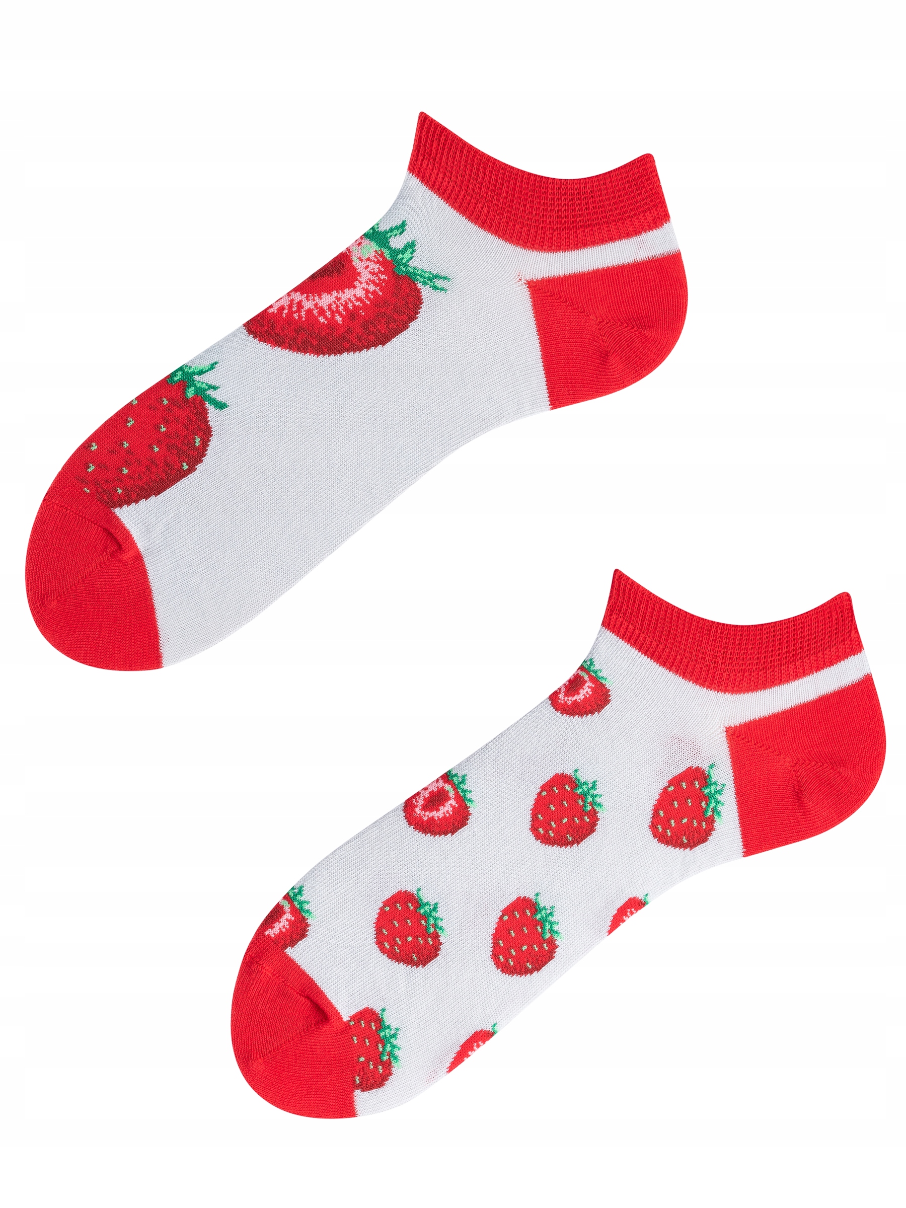 

Stopki nie do pary Todo Socks Truskawki białe 3538