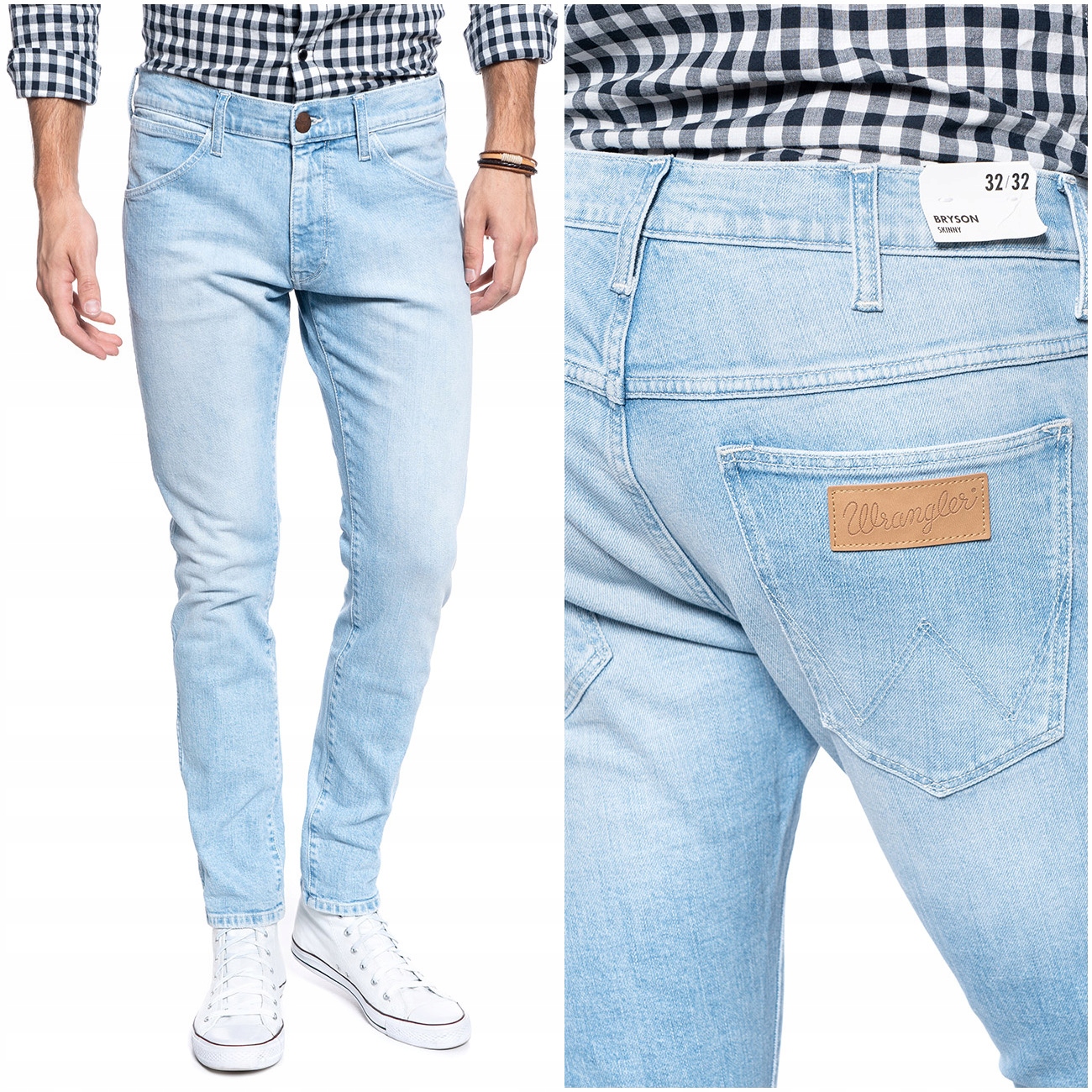 

Wrangler Bryson Męskie Spodnie Jeansowe W32 L32