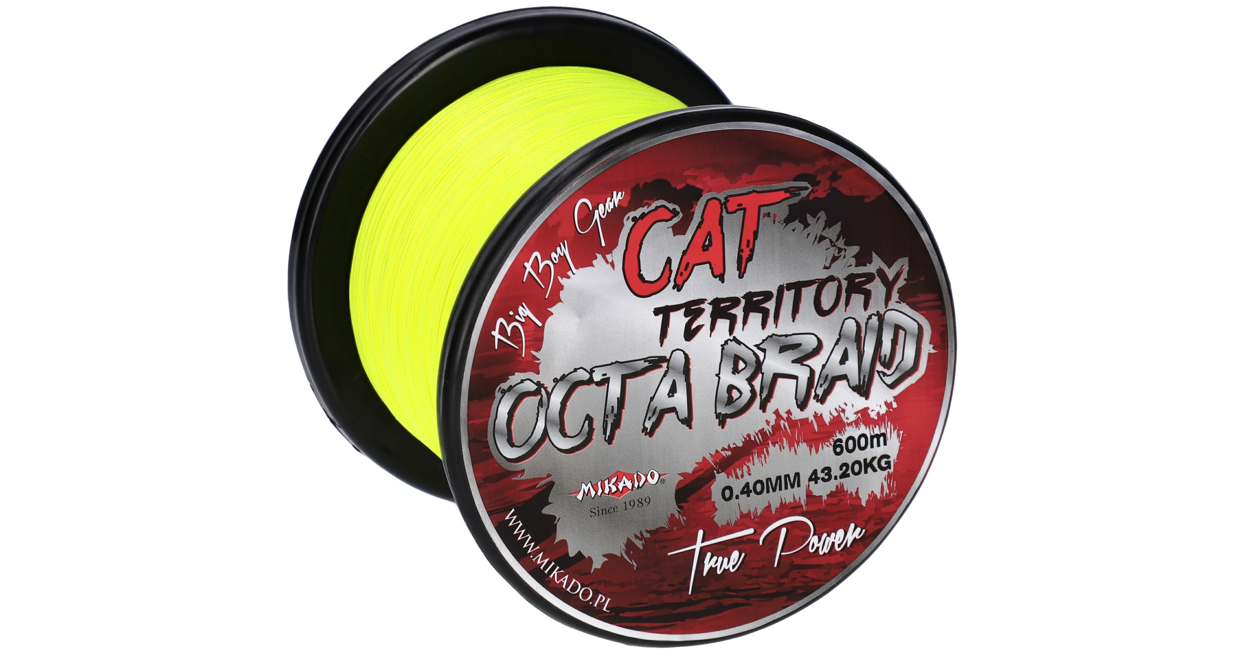 Mikado Plecionka Cat Territory Octa Braid 0.70mm/76.4kg/300m Fluo