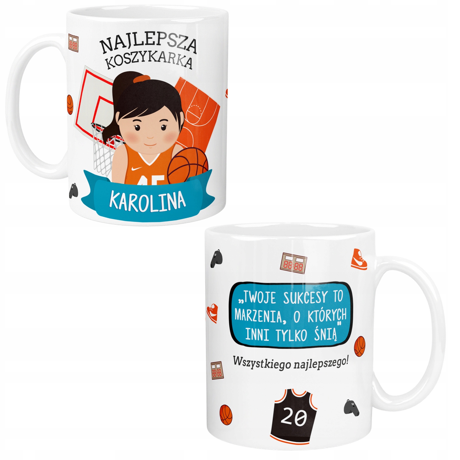 

Personalizowany Kubek dla Koszykarki