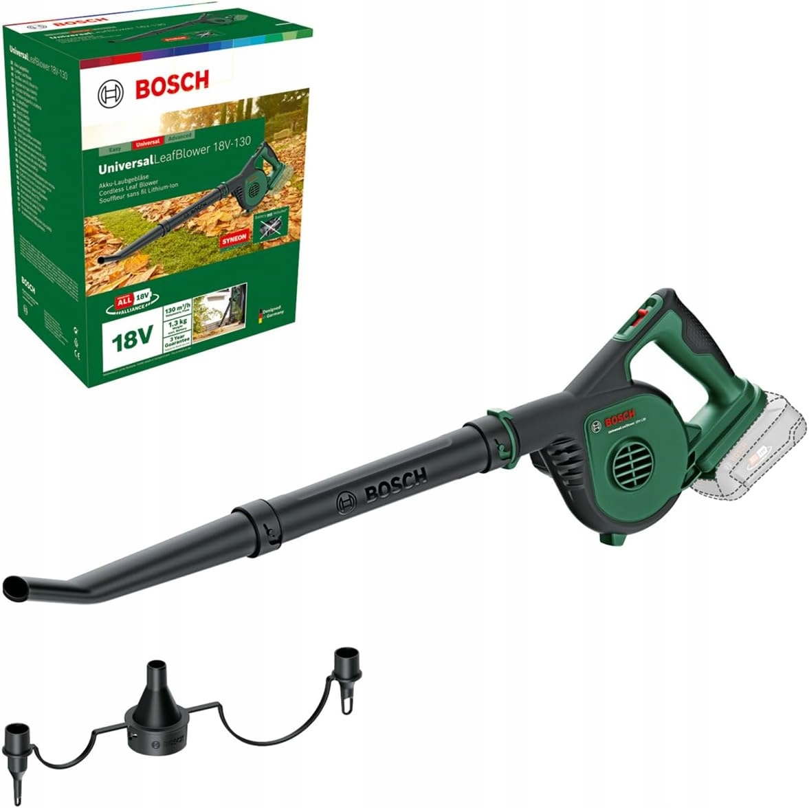 Bosch Foukač na listy, zelená, 18 V