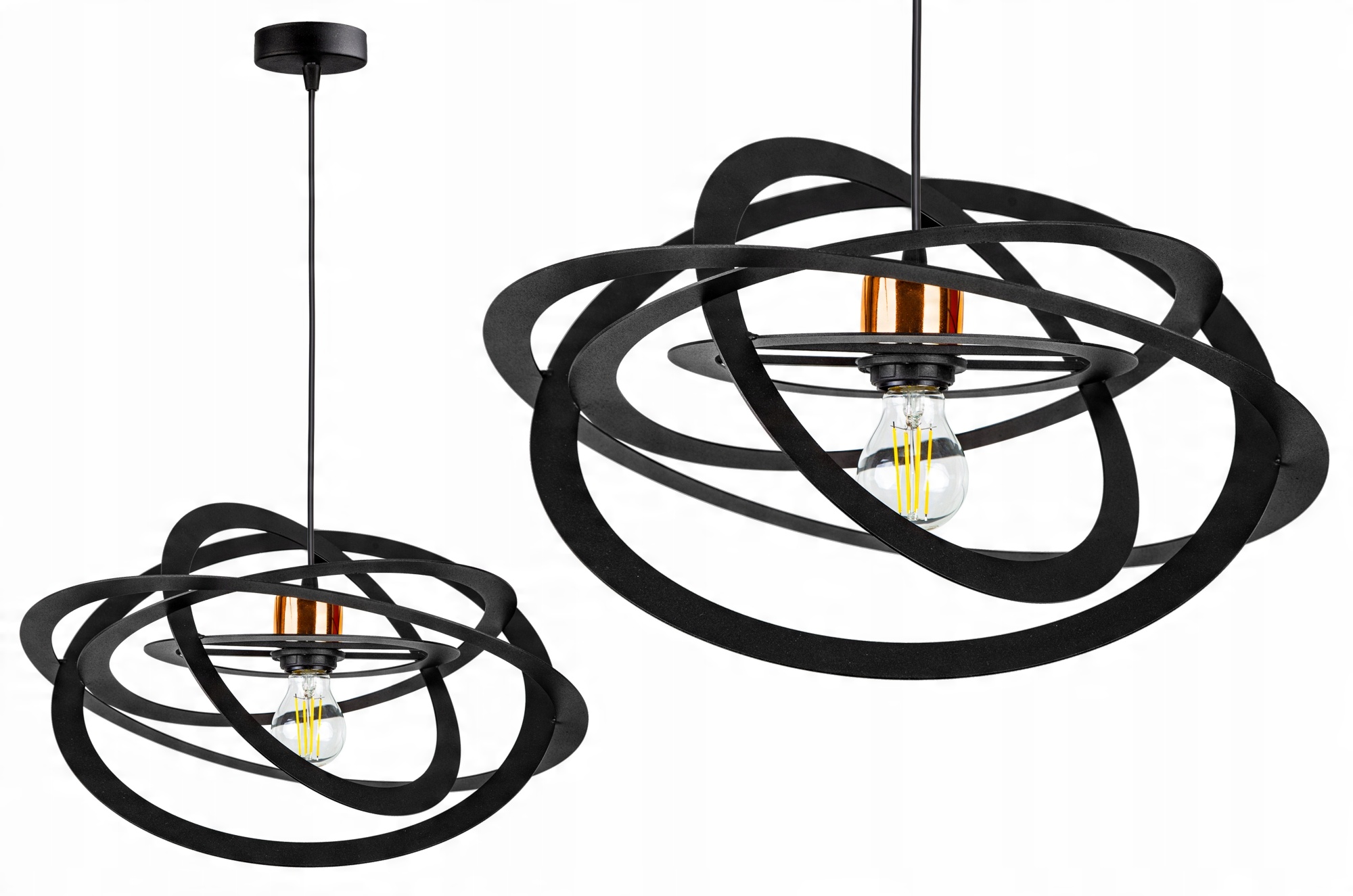 

Lampa Sufitowa Plafon Żyrandol Loft Edison Led