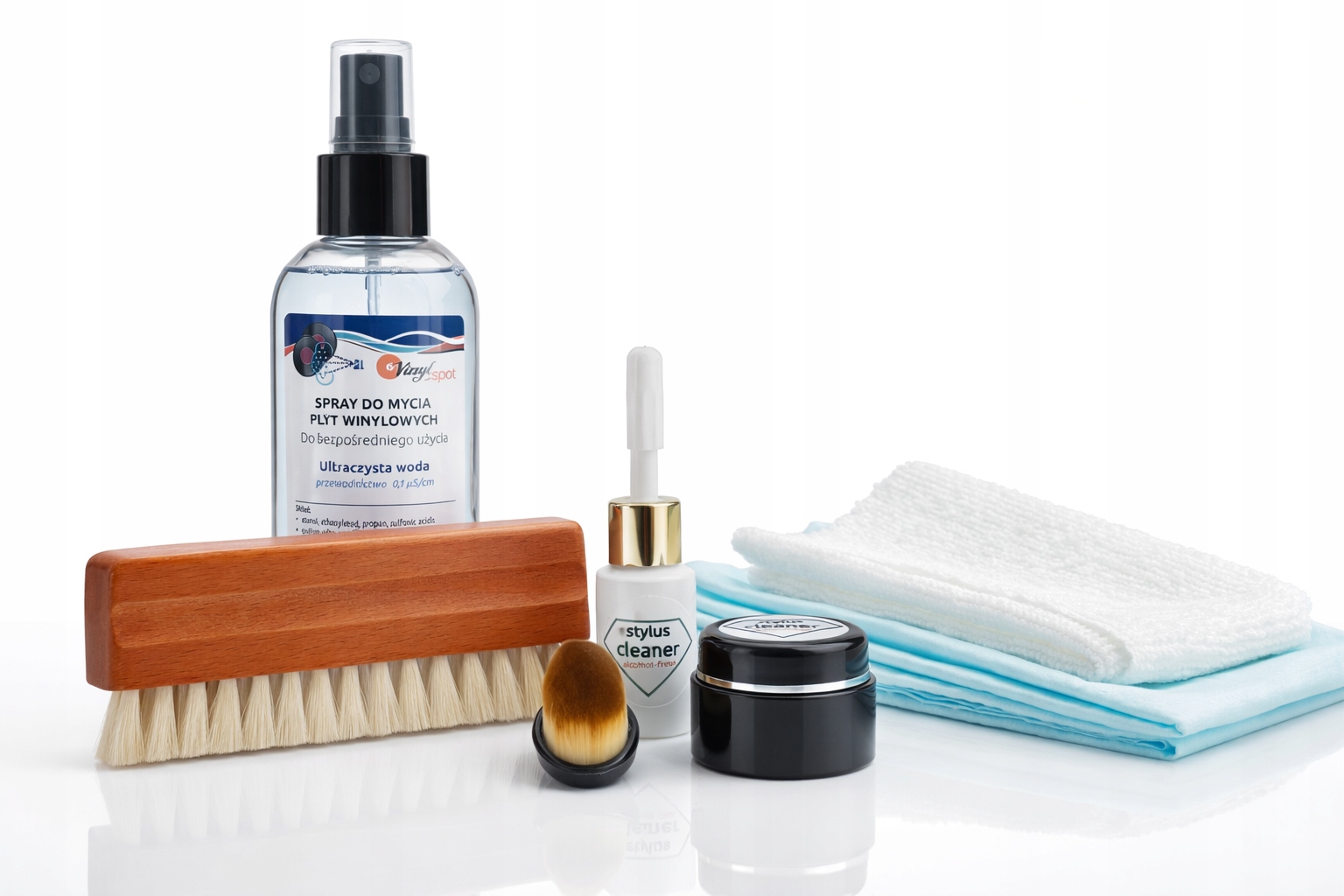 Na mytí vinylových desek, jehlice, kozí chlupy, Sáček