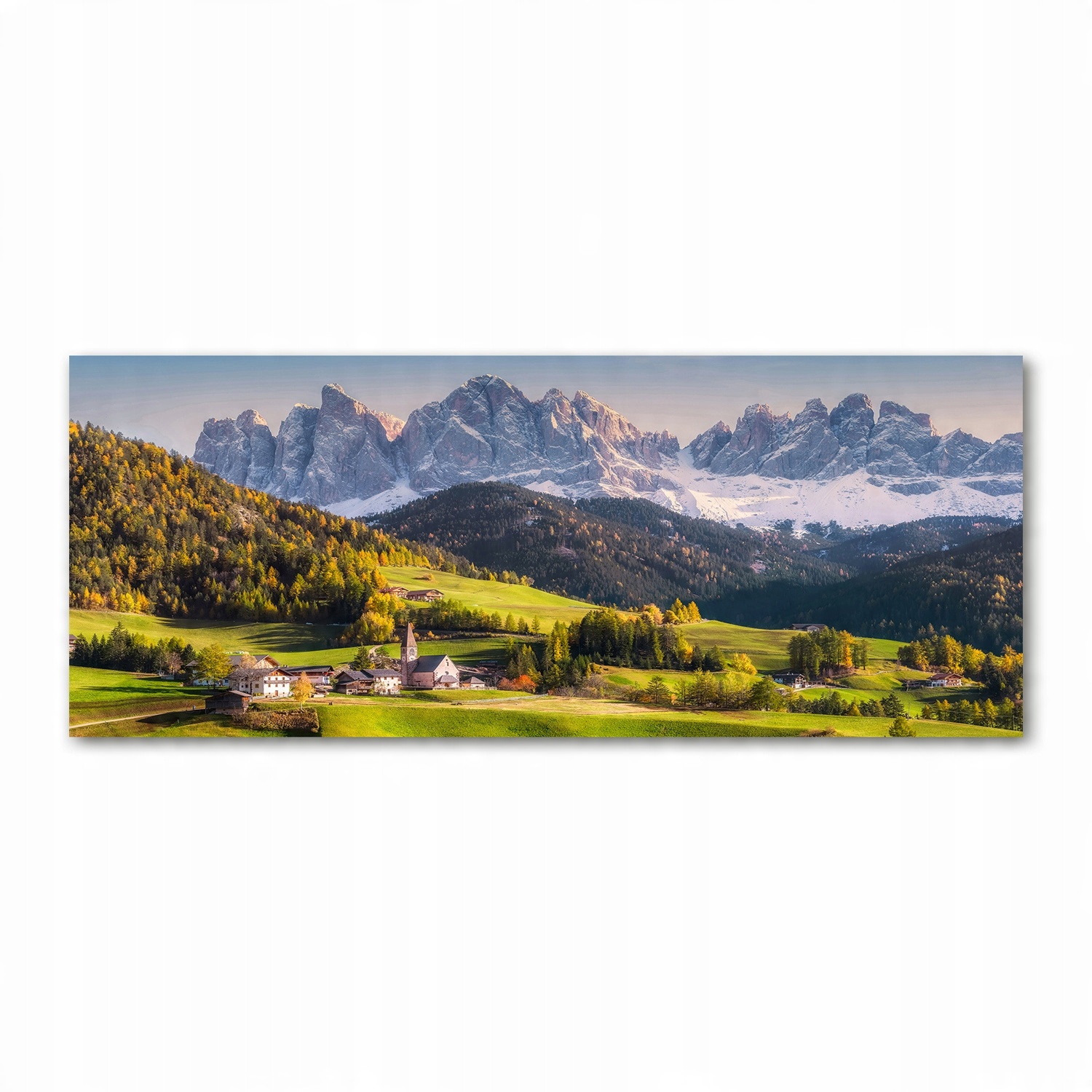 

Foto obraz akryl zdjęcie Panorama góry 125x50 cm