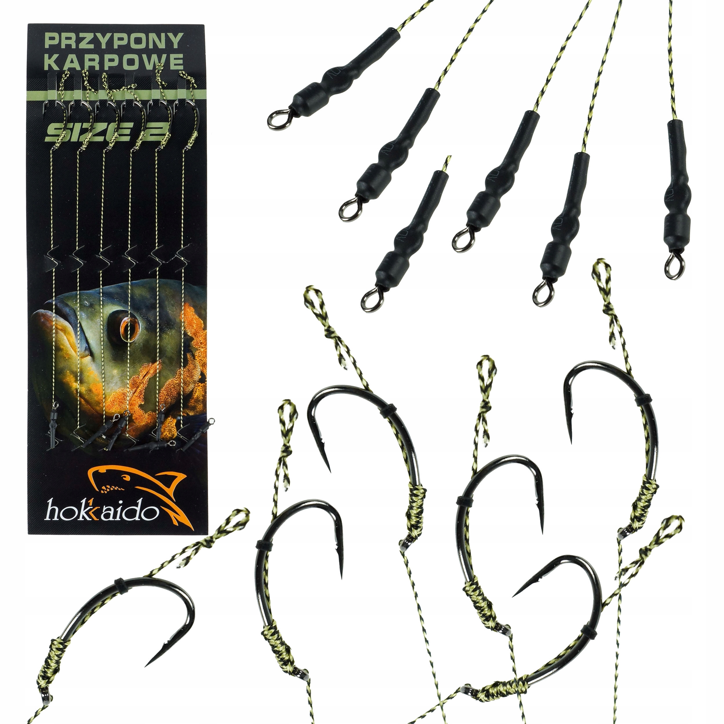 

Przypon Karpiowy Z Włosem Hokkaido Plecionka Hak 4