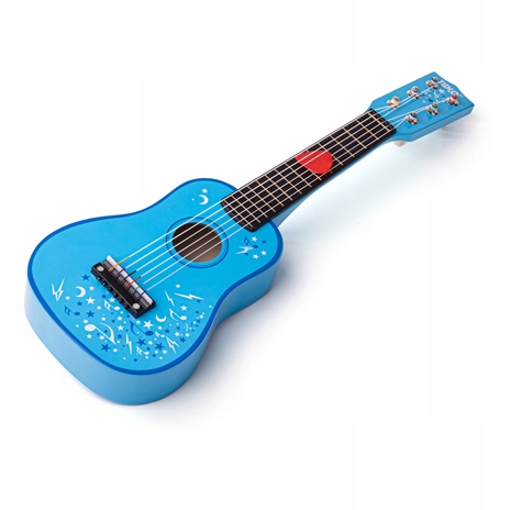 

Tidlo drewniana gitara Niebieska T0056