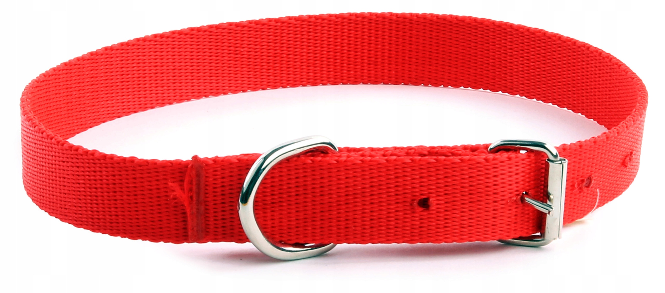

Obroża dla psa Materiałowa 32-39cm Czerwona