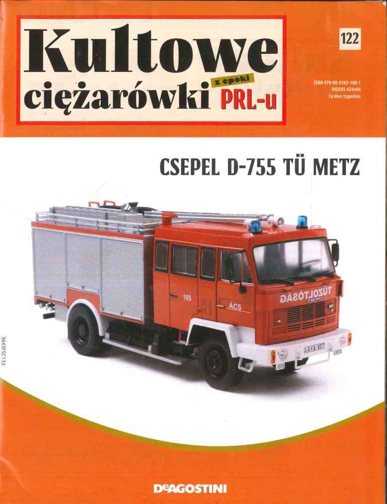 KULTOWE CIĘŻARÓWKI PRL 122 / 2025 CSPEL D-755 TU METZ