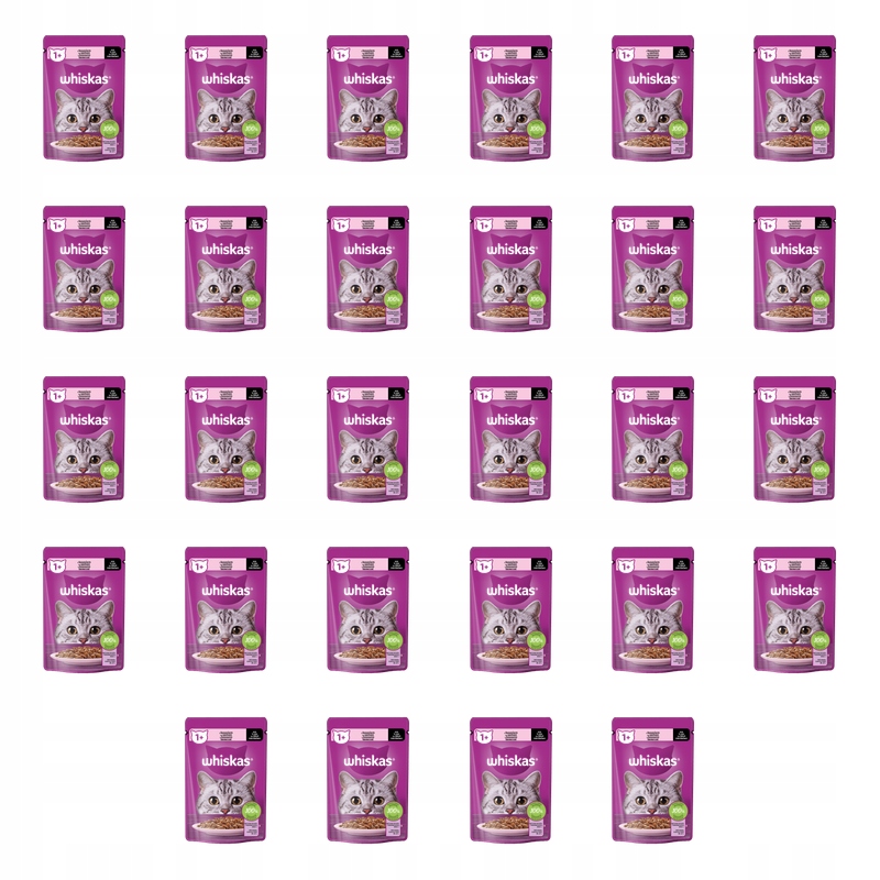 Whiskas Kapsička Omáčka s lososem 85 g X28
