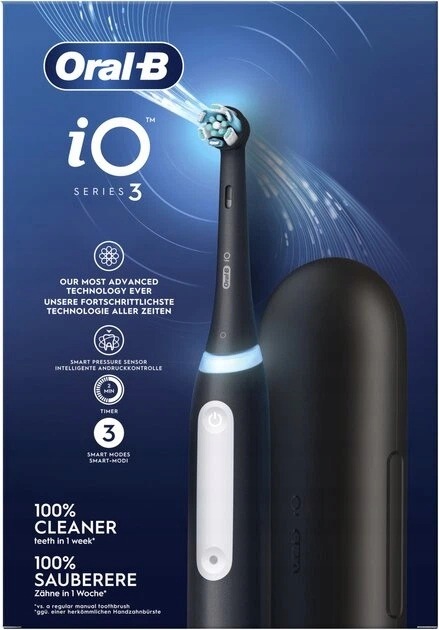 Szczoteczka elektryczna magnetyczna Oral-B iO Series 3 matowy czarny etui